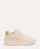 tênis casual infantil com recorte off white 30