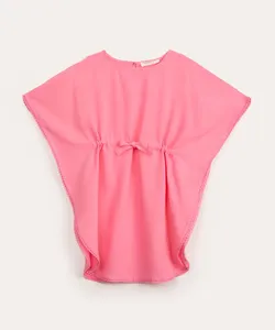 saída de praia infantil rosa 6