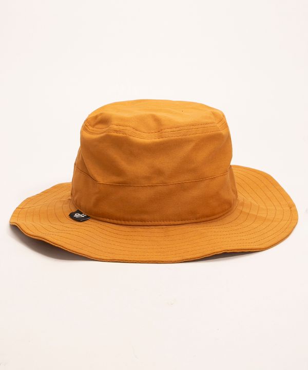 chapéu bucket hat com amarração canal off caramelo Único