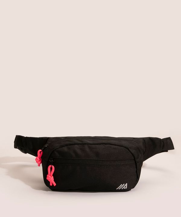 pochete esportiva bolso frontal preto Único
