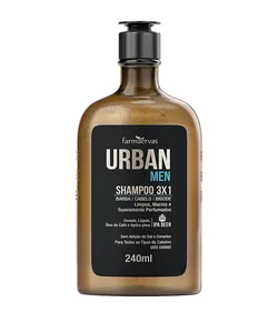 SHAMPOO URBAN MEN IPA 3X1 240 ML ÚNICO 240 ML