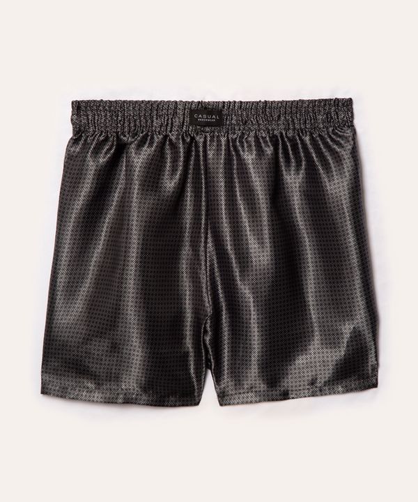 cueca samba canção acetinada preta P