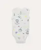 body de algodão infantil barquinhos off white 3-6