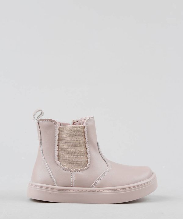 Bota Infantil com Lurex Rosê 30