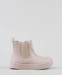 Bota Infantil com Lurex Rosê 24