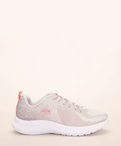 tênis feminino esportivo com cadarço cinza 34