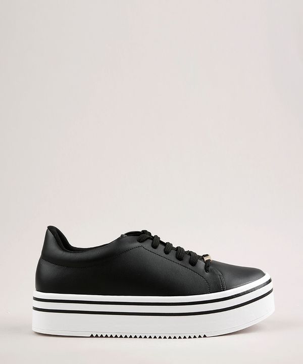 Tênis Feminino Vizzano Flatform Preto 39