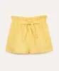 short de viscose infantil clochard com laço amarelo 6