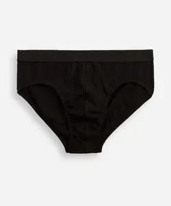 cueca slip masculina de algodão mash preta GG