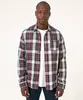 camisa xadrez de flanela manga longa multicor PP