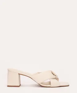 tamanco bico quadrado salto médio oneself off white 34