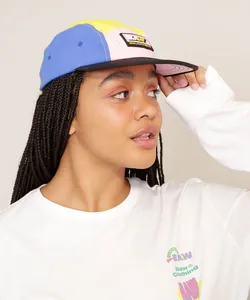 Boné Juvenil Aba Reta com Recortes Baw Clothing Multicor M