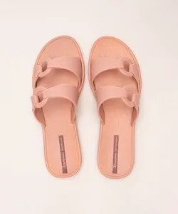 chinelo slide ipanema ella com argola rosa 39-40