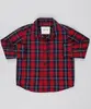 Camisa Infantil Estampada Xadrez com Bolso Manga Longa Azul Marinho 2