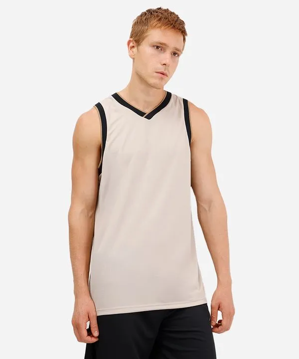 regata basquete masculina esportiva bege GG