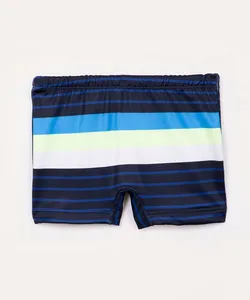 sunga boxer infantil listrada proteção uv colorido 12