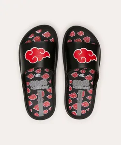 chinelo infantil slide naruto ipanema preto 25