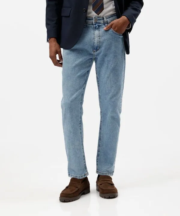 calça slim masculina jeans azul 44