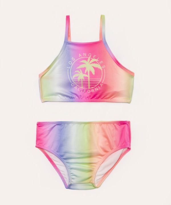 biquíni infantil tie dye proteção uv+ colorido 14