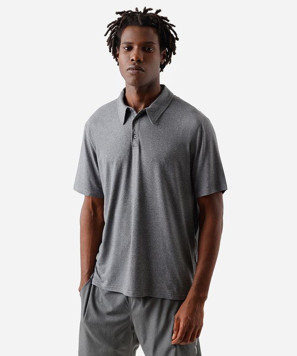 polo esportiva masculina manga curta preto P