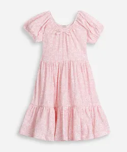 vestido infantil 3 marias liberty rosa 6