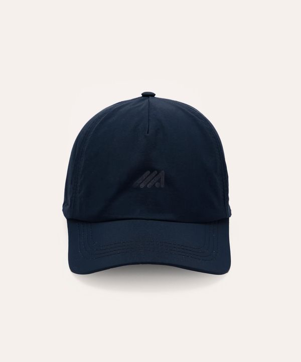 boné de poliamida com ajustador esportivo azul marinho UNICO