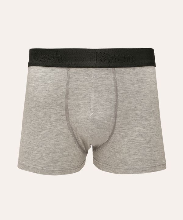 cueca boxer de viscose mash cinza mescla P