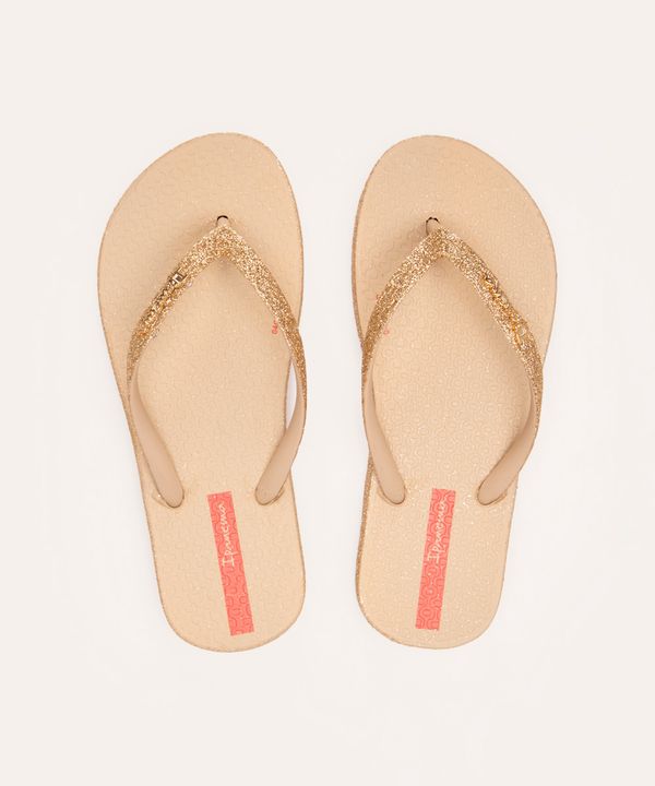 chinelo infantil maxy glow ipanema bege médio 27-28