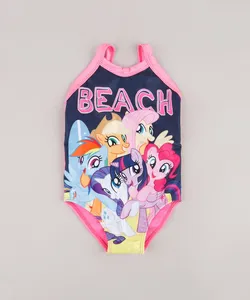 Maiô Infantil My Little Pony com Proteção UV 50+ Rosa 3