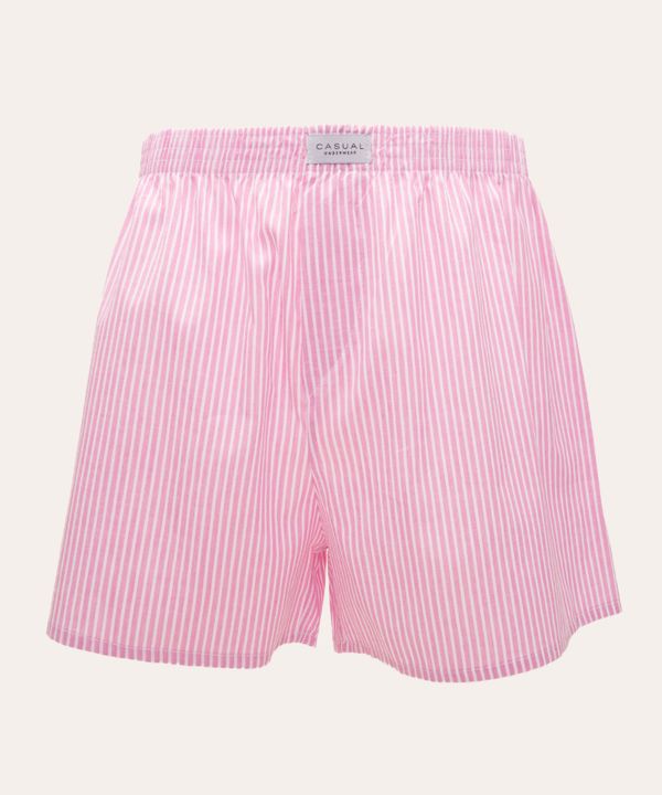 cueca samba canção listrada de algodão rosa P