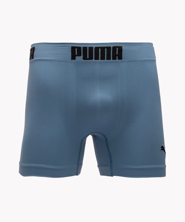 cueca boxer microfibra puma azul médio M