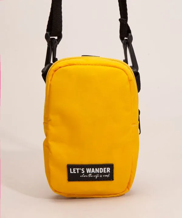bolsa shoulder bag pochete amarela Único