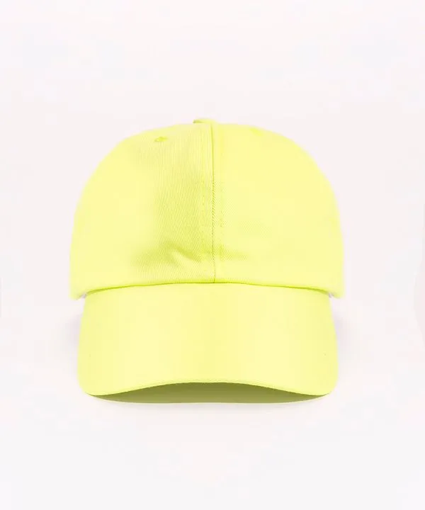boné de sarja aba curva verde neon Único