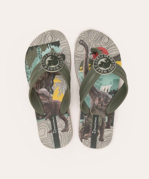 chinelo infantil jurassic world ipanema verde 27-28