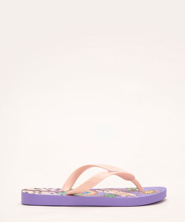 chinelo infantil natureza ipanema lilás 23-24