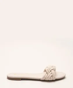 rasteirinha tira trançada oneself off white 35