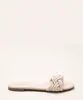 rasteirinha tira trançada oneself off white 37