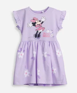 vestido infantil minnie lilás 3