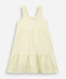 vestido infantil orabolas cavado amarelo 4