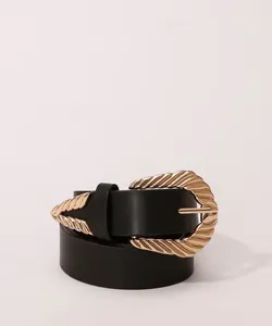 Cinto Médio Western com Ponteira Preto 100CM