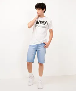 bermuda jeans juvenil com bolso azul claro 16