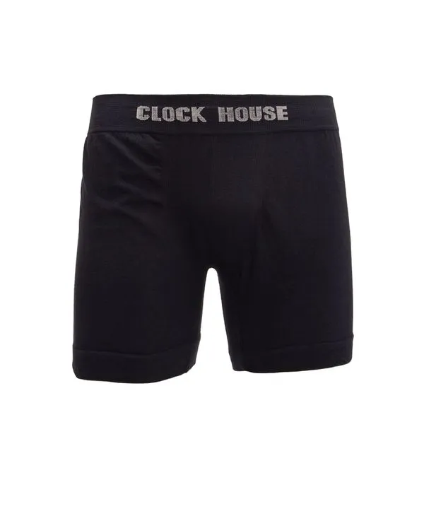 cueca boxer de algodão cós elástico azul marinho GG