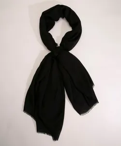 lenço básico liso preto Único