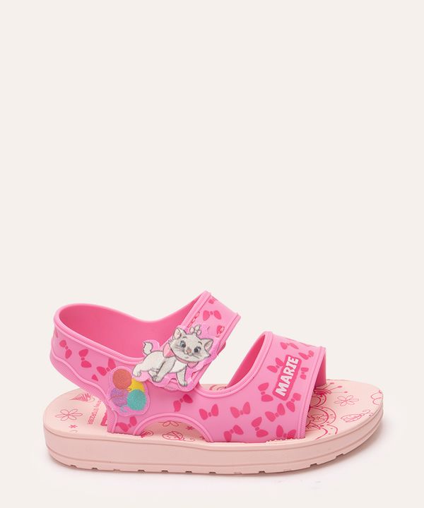 sandália infantil marie grendene rosa 26-27