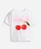 camiseta infantil oversized cereja off white 12