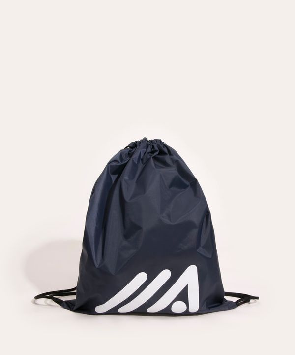 Mochila Saco Esportiva com Cordão Azul Marinho Único