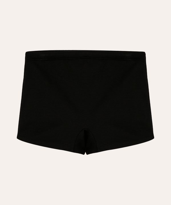 sunga boxer texturizada juvenil preta 12