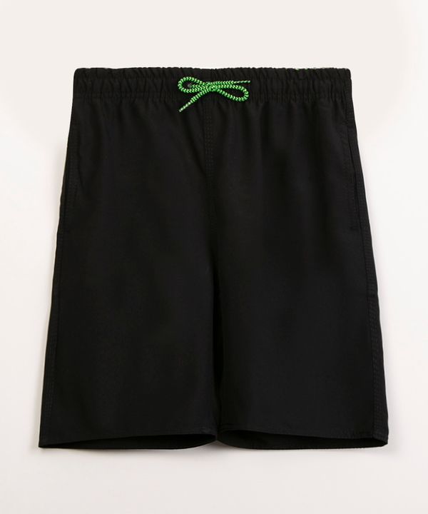 Bermuda Surf Infantil Básica Preta 10
