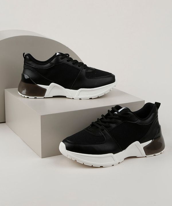 Tênis Feminino Bebece Sneaker Chunky Preto 39