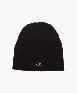 gorro de tricot dupla face esportivo preto Único